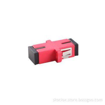 Flanged SC Simplex Fiber Optic Adapter with High precision